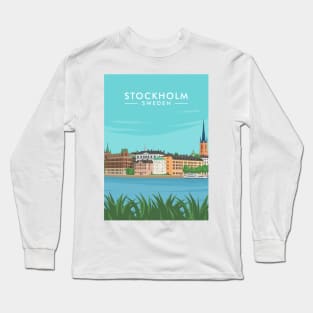 Stockholm sweden Long Sleeve T-Shirt